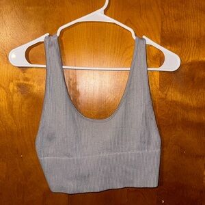 Forever 21 Light Gray Ribbed Tank